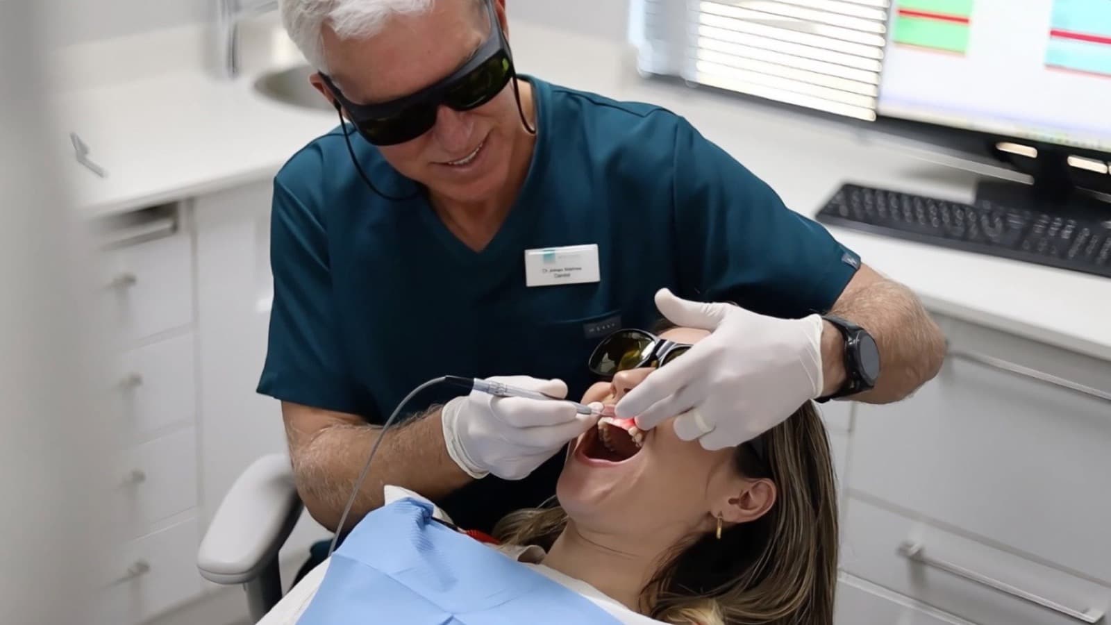Pain-free laser dentistry treatment at Mathee Dental Studio, Somerset West