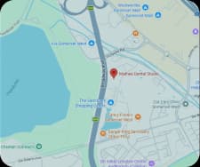 Map showing Mathee Dental Studio location at Parc du Links, Firgrove, Somerset West — click to open in Google Maps